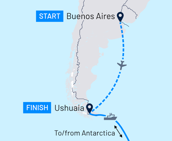 Tour map