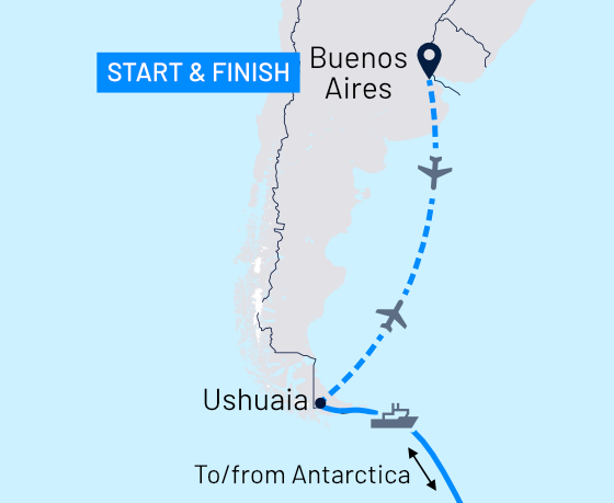 Tour map